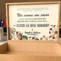 Convite de Casamento romântico - Flores de Primavera