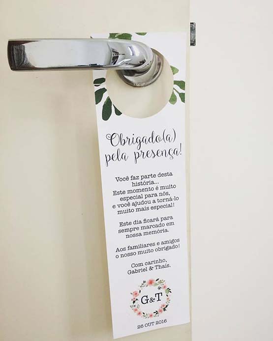 Tag para porta ou retrovisor